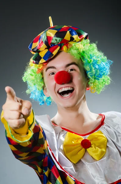 Payaso divertido en concepto de humor —  Fotos de Stock