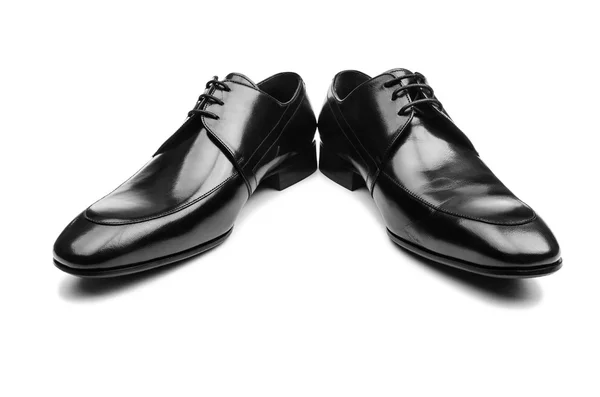 Egy pár férfi cipő elszigetelt a fehér — Stock Fotó