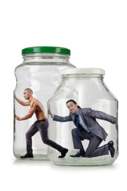 boş cam üzerine beyaz izole