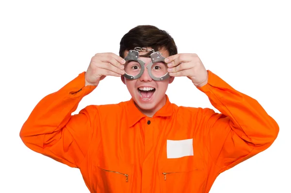 Funny prison inmate in concept — Stock Photo, Image