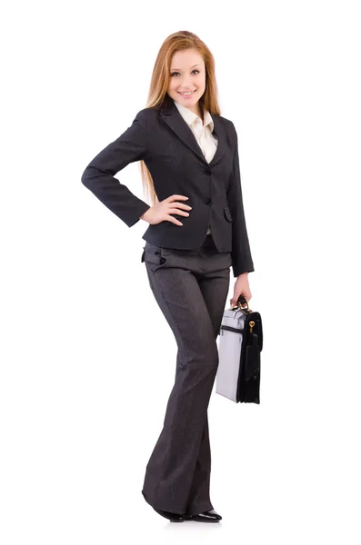 Woman businesswoman in business concept — Stock Photo, Image