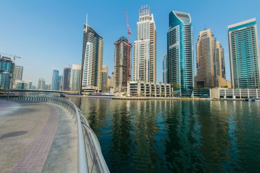 BAE 'deki Dubai Marina gökdelenleri