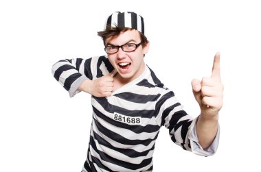 Konsept olarak komik bir mahkum.