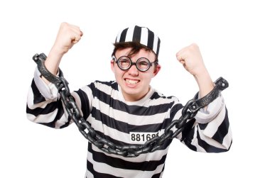 Konsept olarak komik bir mahkum.