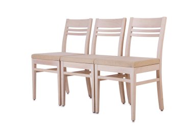 satır üzerinde beyaz izole koltukları