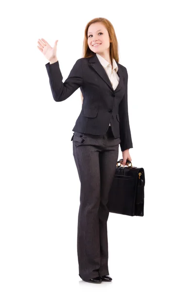 Woman businesswoman in business concept — Stock Photo, Image