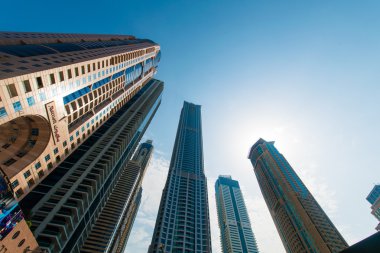 BAE 'deki Dubai Marina gökdelenleri