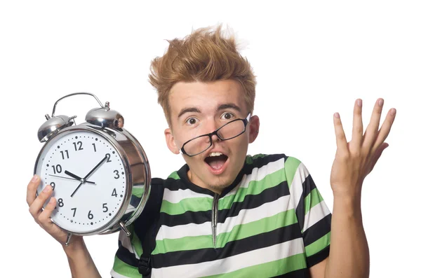 Student being late with his deadlines — Stock Photo, Image
