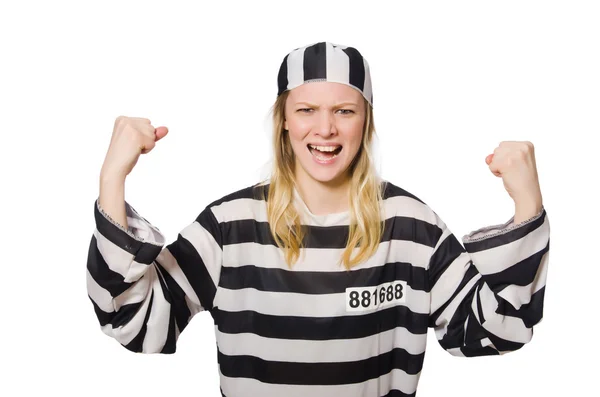 Funny prison inmate in concept — Stock Photo, Image