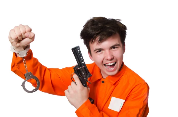 Funny prison inmate in concept — Stock Photo, Image