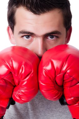 Boksör turnuvaya hazırlanıyor.