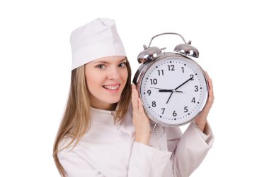 Kadın doktor teslim tarihini kaçırıyor.