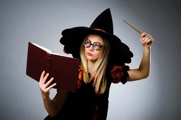 Witch doing her dirty tricks — Stock Photo, Image