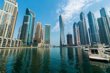 BAE 'deki Dubai Marina gökdelenleri