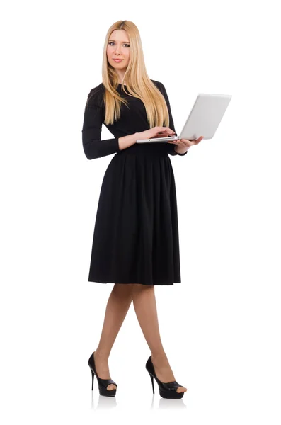 Woman businesswoman in business concept — Stock Photo, Image