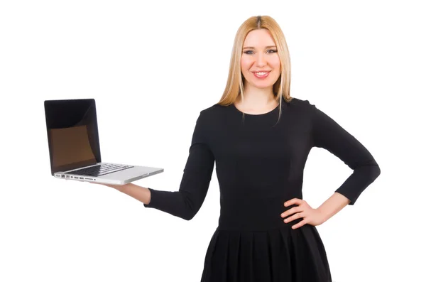 Woman businesswoman in business concept — Stock Photo, Image