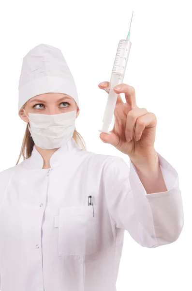 Woman doctor in medical concept Stock Photo