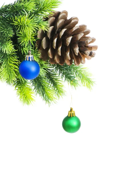 Christmas decoration isolated on the white — Stock Photo, Image