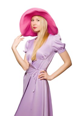 Moda dünyasında genç bir kadın