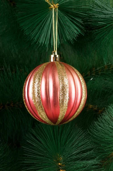 Decoración de Navidad en el abeto — Foto de Stock