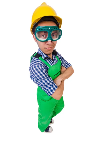 Industrial worker isolated on the white background — Stock Photo, Image