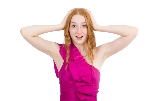 Young girl in beautiful dress — Stock Photo, Image