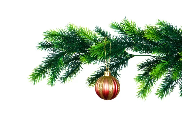 Kerst decoratie geïsoleerd op de witte — Stockfoto