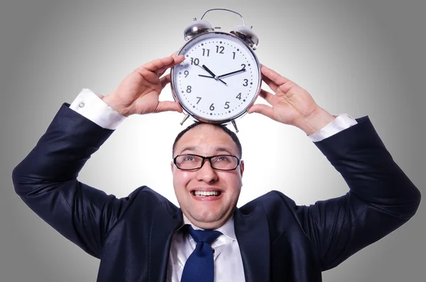 Geschäftsmann mit Uhr — Stockfoto