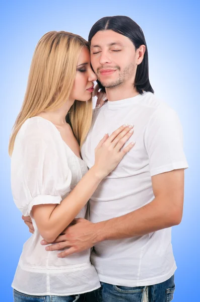Man and woman in love — Stock Photo, Image