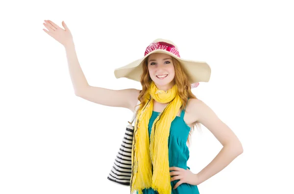 Woman with bag in fashion concept — Stock Photo, Image