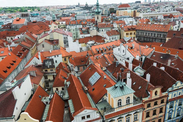 View of Prague on bright summer day — Stock Photo, Image