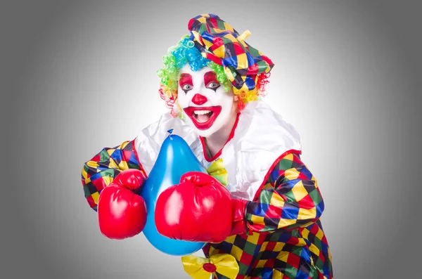 Clown with balloons — Stock Photo, Image