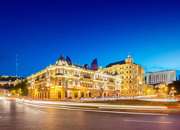 Plaza Azneft en Bakú — Foto de Stock