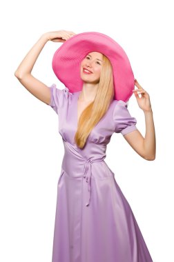 Moda dünyasında genç bir kadın