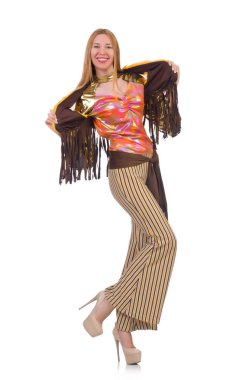 Moda dünyasında genç bir kadın