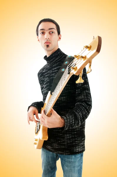 Young guitar player — Stock Photo, Image