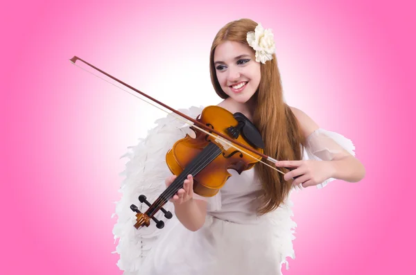 Young violin player — Stock Photo, Image