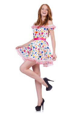 Moda dünyasında genç bir kadın