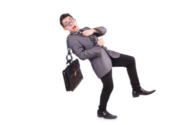 Zincirli adam beyazda soyutlandı