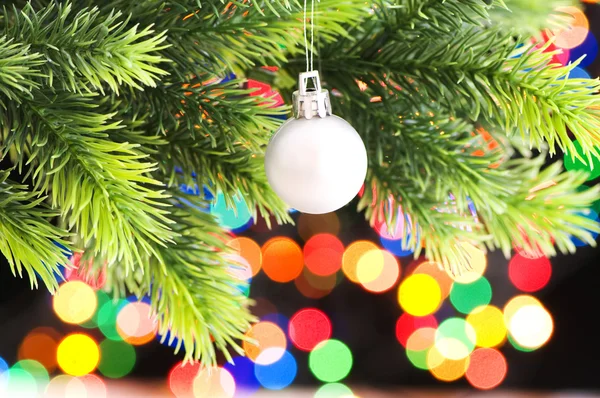 Christmas decoration on the fir tree — Stock Photo, Image