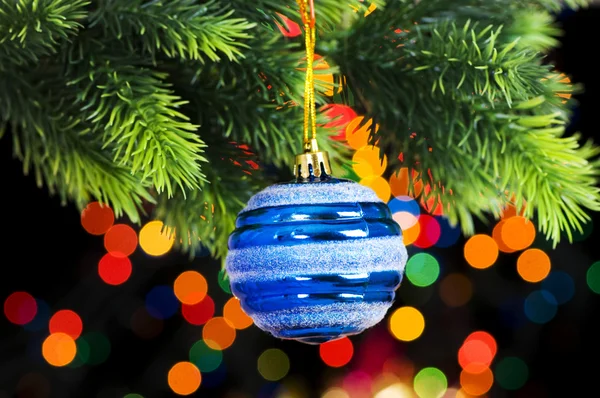 Decoración de Navidad en el abeto — Foto de Stock