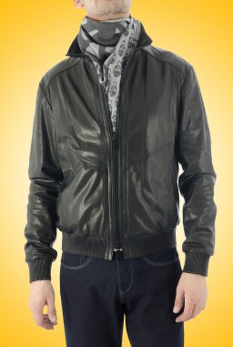 Beyaz modelli moda konsepti