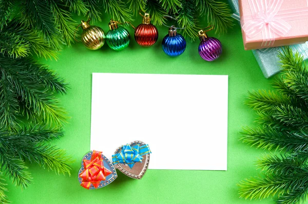 Conceito festivo com papel com copyspace — Fotografia de Stock