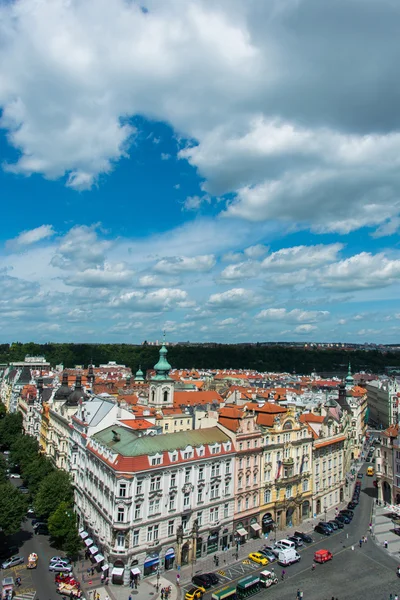 View of Prague on bright summer day — Stock Photo, Image