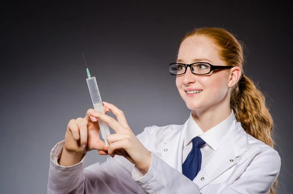 Woman doctor in medical concept — Stock Photo, Image