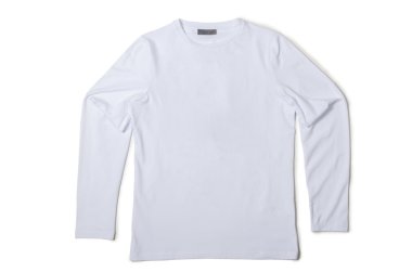 Erkek süveteri beyazın üzerinde izole edilmiş.