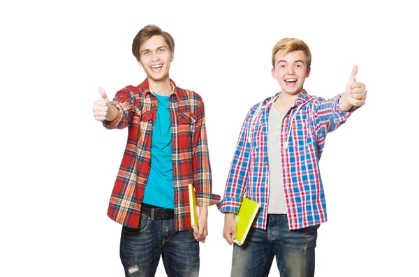 Dos jóvenes estudiantes — Foto de Stock