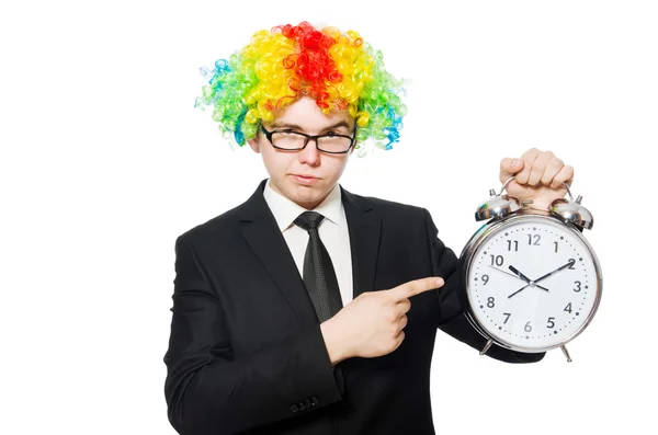 Affärsman clown — Stockfoto