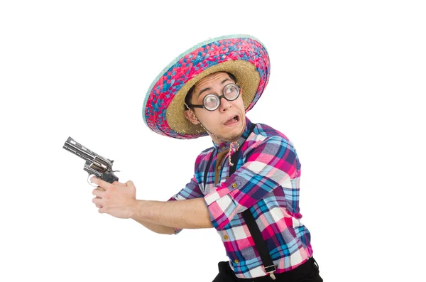 Funny mexican with sombrero — Stock Photo, Image