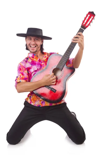 Man wearing sombrero — Stock Photo, Image